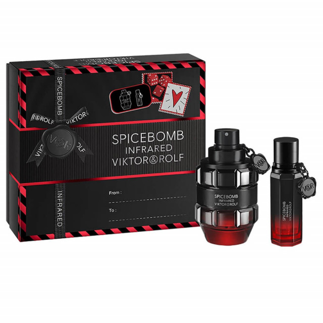 Spicebomb Infrared | Coffret Eau de Toilette avec son Vaporisateur de Voyage