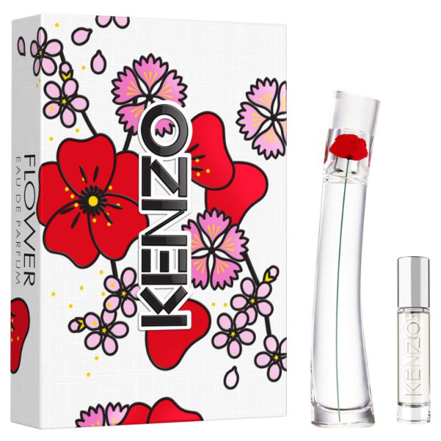 Flower by Kenzo | Coffret Eau de Parfum et son vaporisateur  de sac