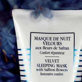 Masque de nuit velours aux fleurs de safran | SOS Confort réparateur intense - Peaux sèches