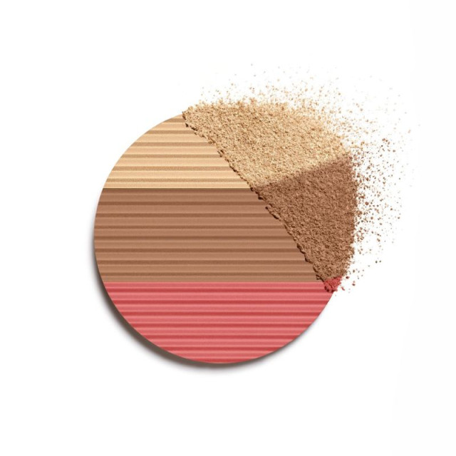 Les Beiges | Harmonie de 3 poudres belle mine, poudre bronzante, blush et enlumineur - Visage, cou et décolleté - Maxi format