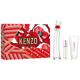 Flower by Kenzo | Coffret Eau de Parfum avec son vaporisateur de sac et son lait pour le corps