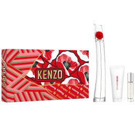 Flower by Kenzo | Coffret Eau de Parfum avec son lait pour le corps et son vaporisateur de sac