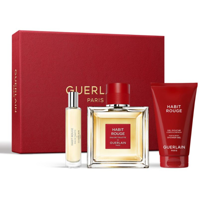 Habit Rouge | Coffret Eau de Toilette avec son vaporisateur de voyage et son gel douche