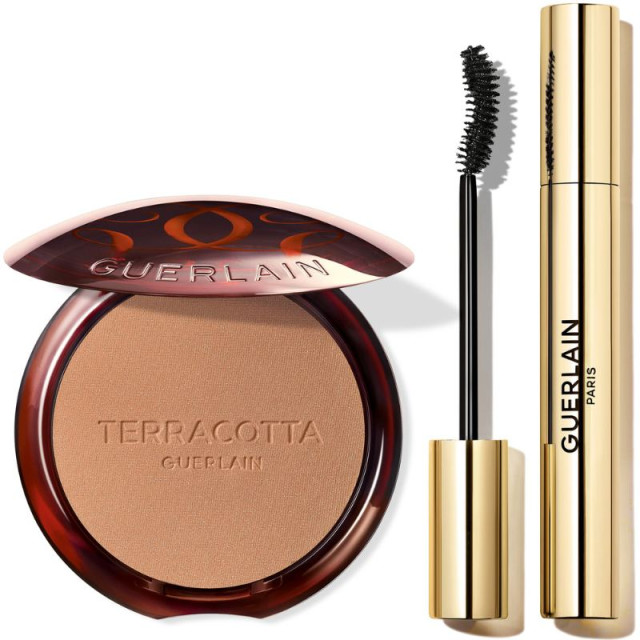 Terracotta x Noir G | Coffret poudre bronzante & le mascara courbe volume intense 24H