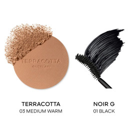 Terracotta x Noir G | Coffret poudre bronzante & le mascara courbe volume intense 24H