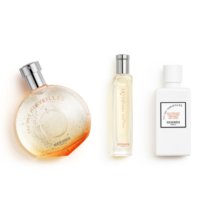 Eau des Merveilles | Coffret Eau de Toilette avec son vaporisateur de sac et son lait pour le corps