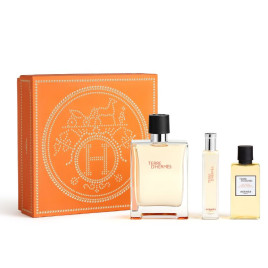 Terre d'Hermès | Coffret Eau de Toilette avec son vaporisateur de voyage et son gel douche