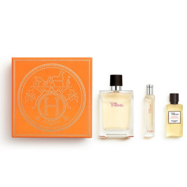 Terre d'Hermès | Coffret Eau de Toilette avec son vaporisateur de voyage et son gel douche