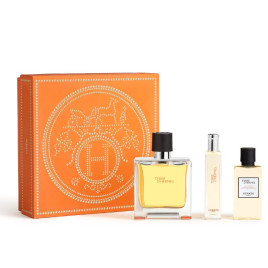 Terre d'Hermès | Coffret parfum avec son vaporisateur de voyage et son gel douche