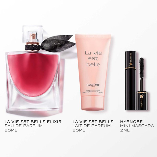 La Vie est Belle L'Elixir | Coffret Eau de Parfum avec son lait pour le corps et son mini mascara