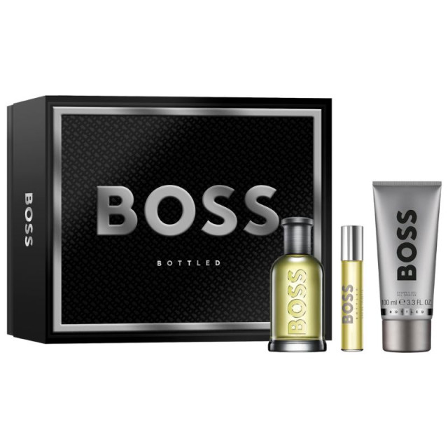 Boss Bottled | Coffret Eau de Toilette avec son vaporisateur de voyage et son gel douche