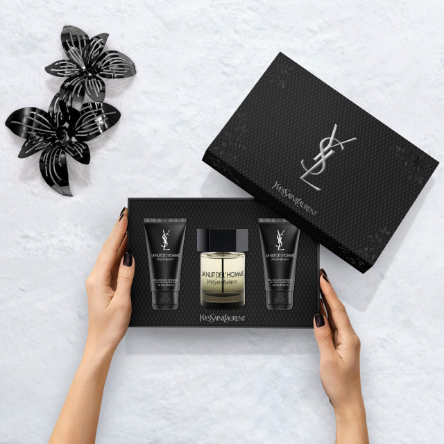 La Nuit de l'Homme YSL | Coffret Eau de Toilette avec ses deux gels douche