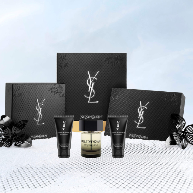 La Nuit de l'Homme YSL | Coffret Eau de Toilette avec ses deux gels douche