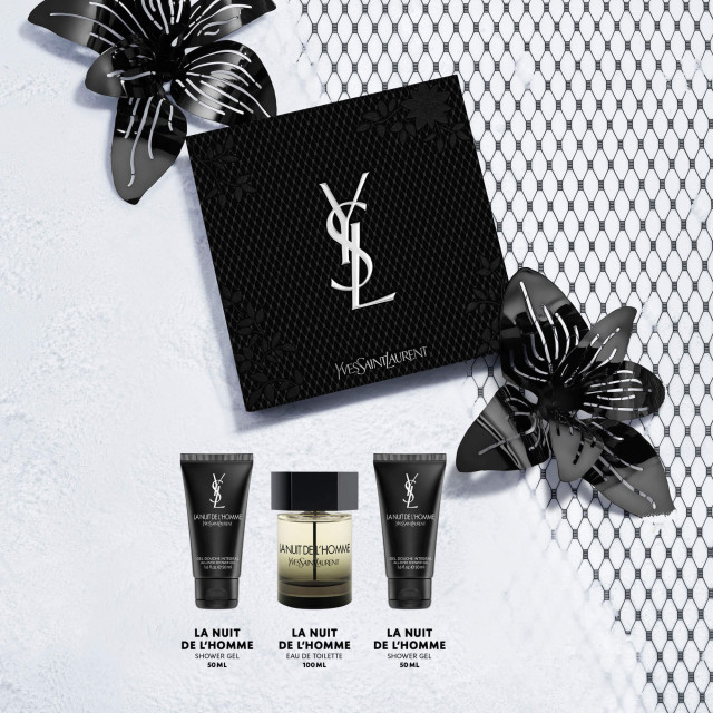 La Nuit de l'Homme YSL | Coffret Eau de Toilette avec ses deux gels douche