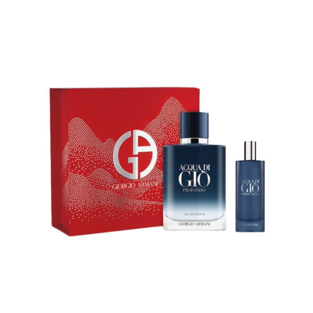 Acqua Di Gio Homme Profondo | Coffret Eau de Parfum avec son vaporisateur de voyage