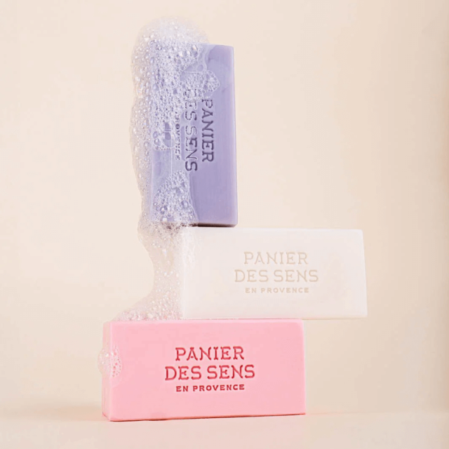 Coffret 3 savons parfumés | Savon extra-doux fleur de coton, bleu lavande, nectar de rose