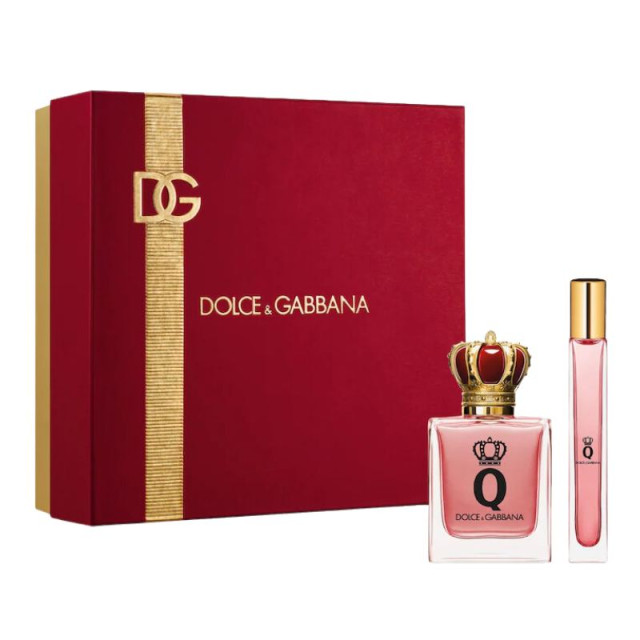 Q Intense by Dolce&Gabbana | Coffret Eau de Parfum Intense et son vaporisateur de sac