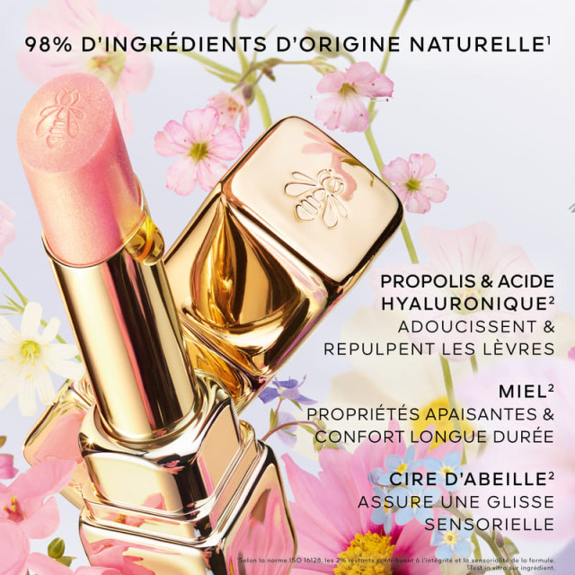 KissKiss Bee Glow | Baume teinté infusé en miel 98% d'origine naturelle